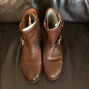 Veronica booties made by the Frye company